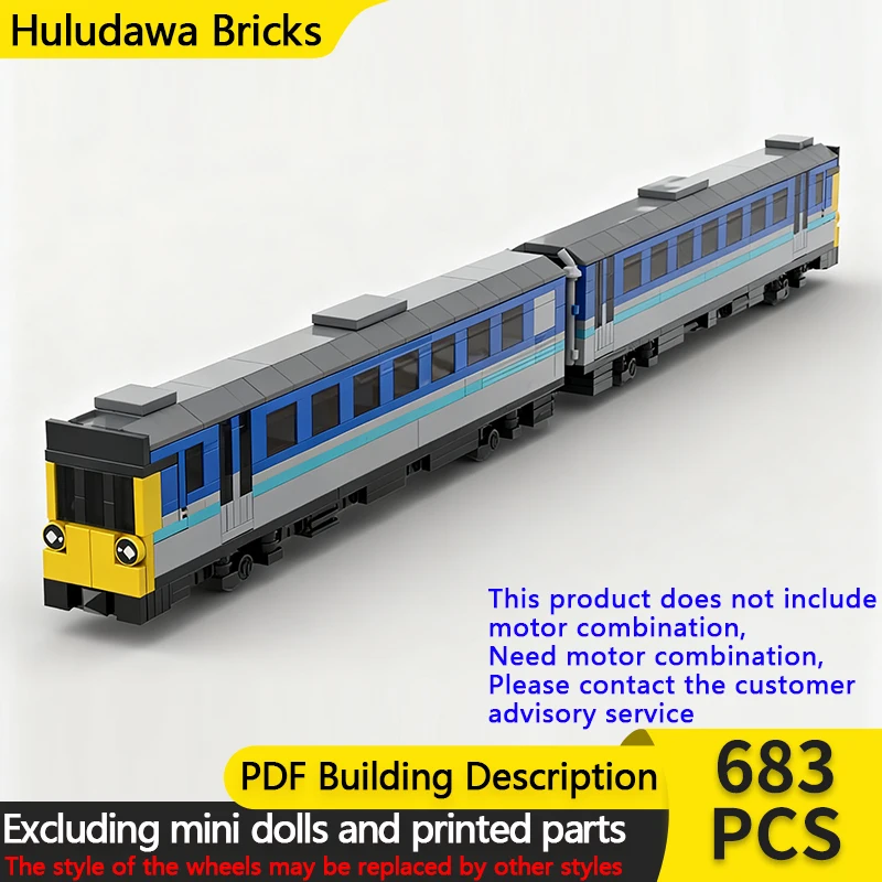

Модель городского автомобиля MOC, строительные кирпичи, класс 142, DMU, Train Railbus, модульная технология, детские праздничные подарки, сборные игрушки, костюм