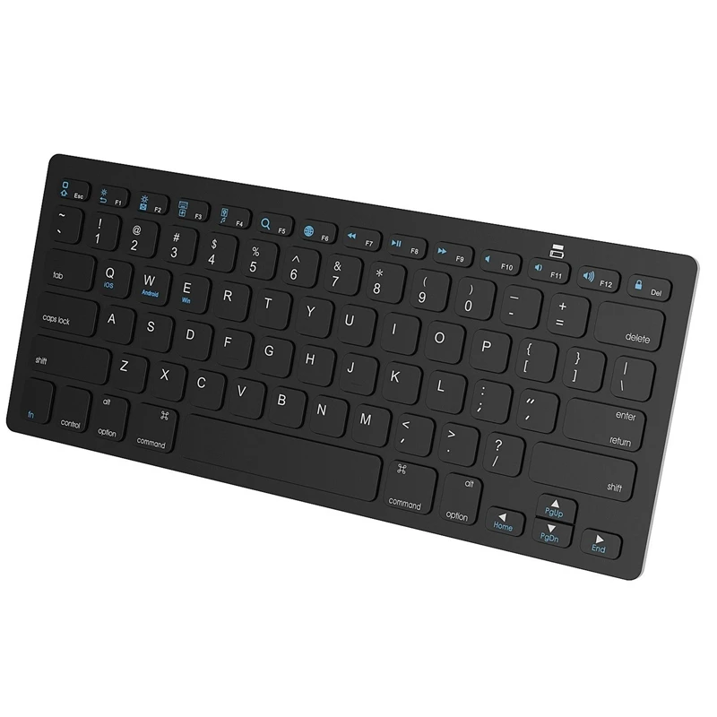 2 in 1 Ultra-Thin Mini Wireless Bluetooth Keyboard + Bluetooth Mouse Set, Support Win / Android / IOS System