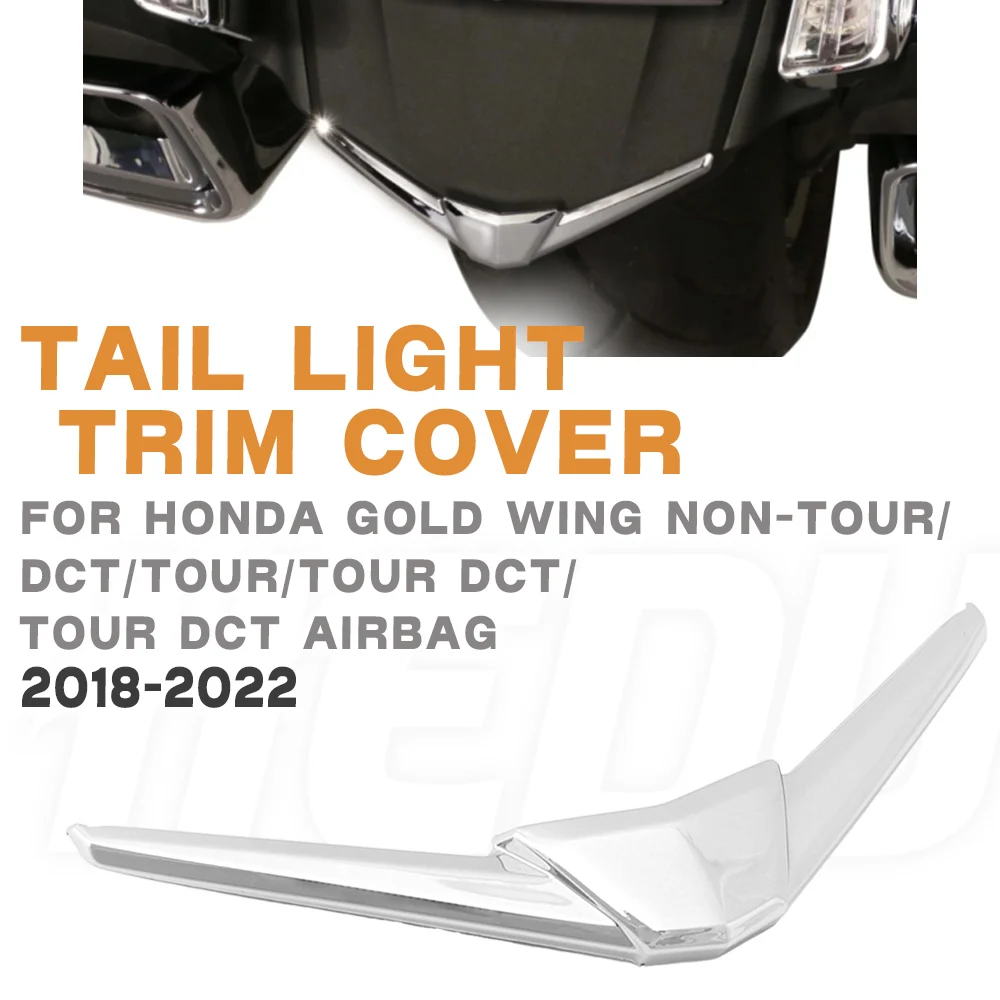 Motorcycle Rear Fender Tip Trim Case Motorbike Body Decoration Cover for Honda Goldwing GL1800 Gold Wing Tour DCT Airbag 2018-up