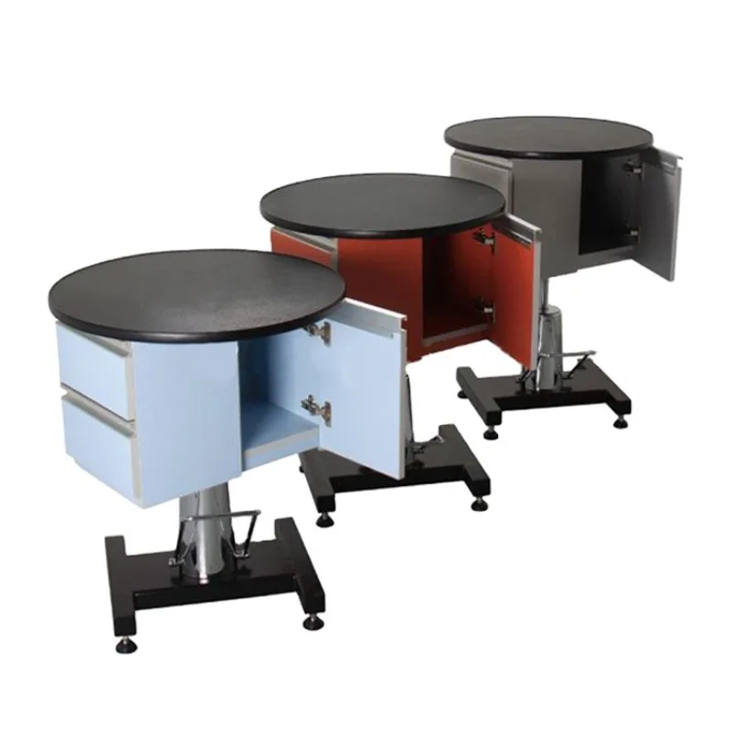 

Cost-effective Round Small Animal Beauty Table Hydraulic Lifting Grooming Table YSFT-805