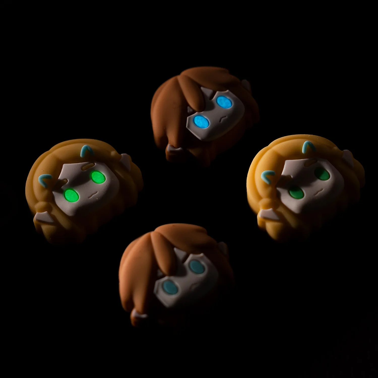 ゲームヒーローソフトサムスティックグリップキャップ、ysonps5、ps4、ps3、xbox one、360、スリムシリーズx、sコントローラー、サムスティックケース用の楽しいスティックカバー