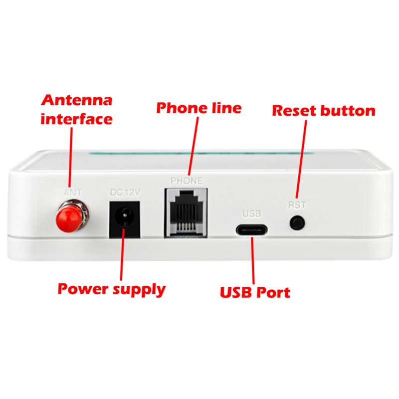 Fixed Wireless Terminal Quad Band GSM SIM Card Phone Line Desktop Caller Dialer GSM850/900/1800/1900MHZ EU Plug