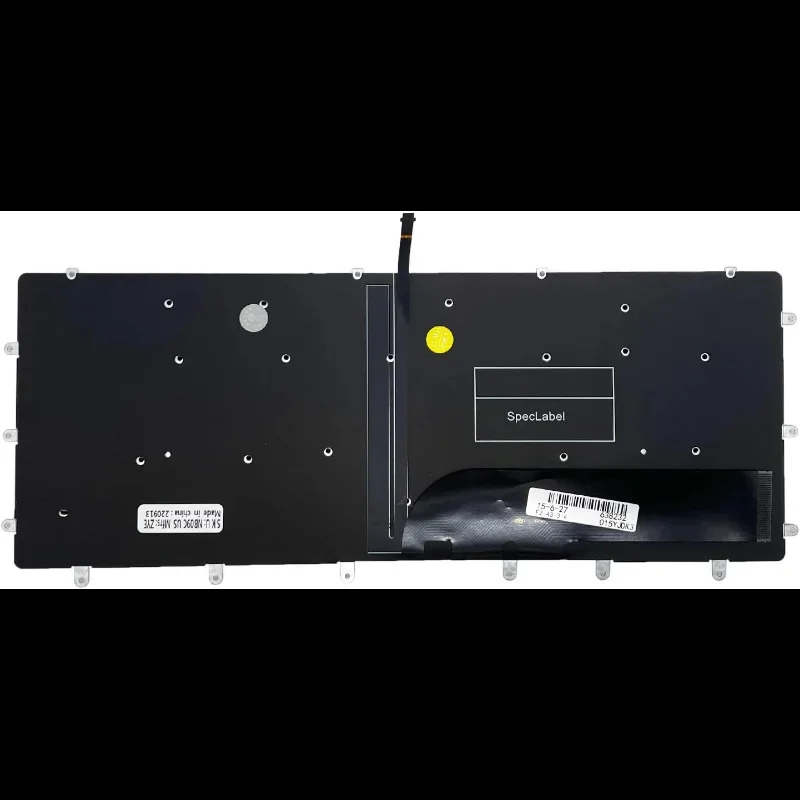 SS US Keyboard Backlight Compatible for Dell XPS 9550 9560 9570 Inspiron 15 7558 7568 Precision 5510 M5510 5520 5530 Backlit