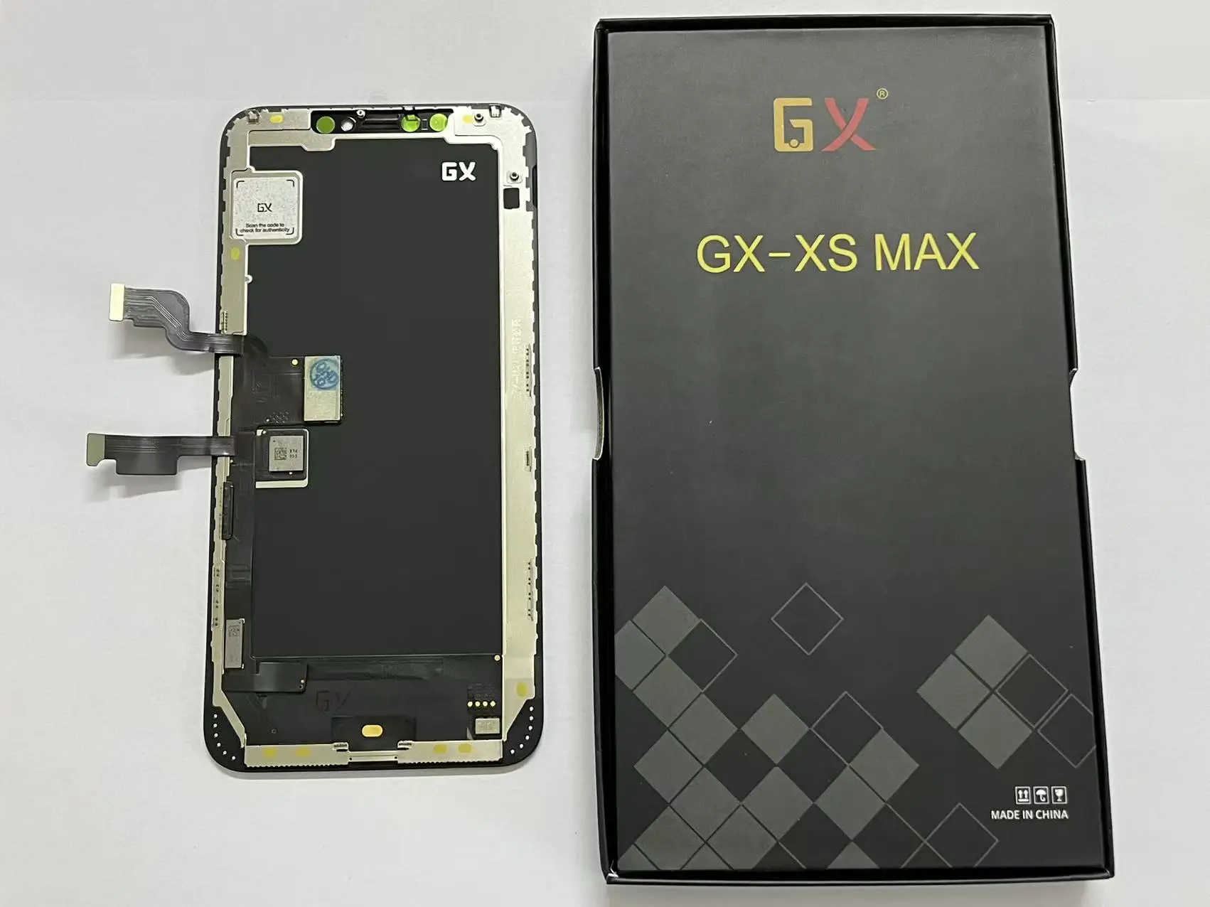 GX OLED scherm voor iPhone X XS XS Max 11 12 13 14 15 16 Pro Max, True Tone met 3D Touch, voor iPhone reparatie inclusief gereedschap