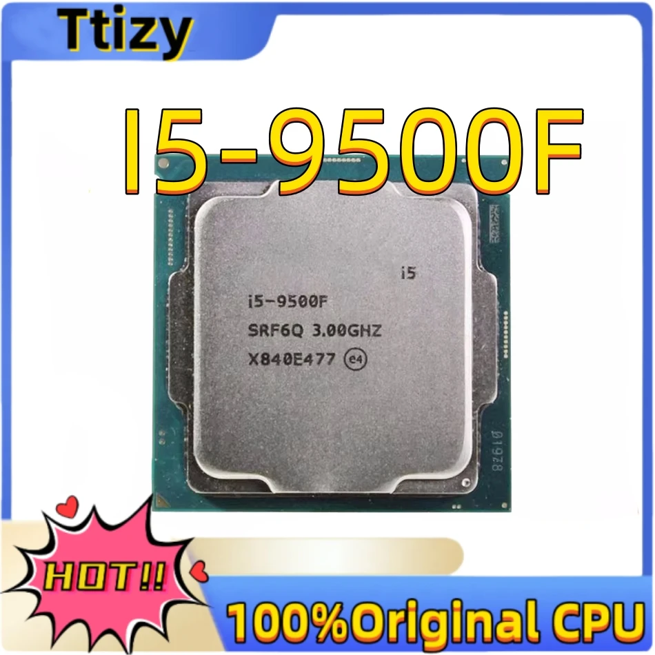 Core i5-9500F i5 9500F 3.0 GHz Six-Core Six-Thread CPU Processor 9M 65W LGA 1151