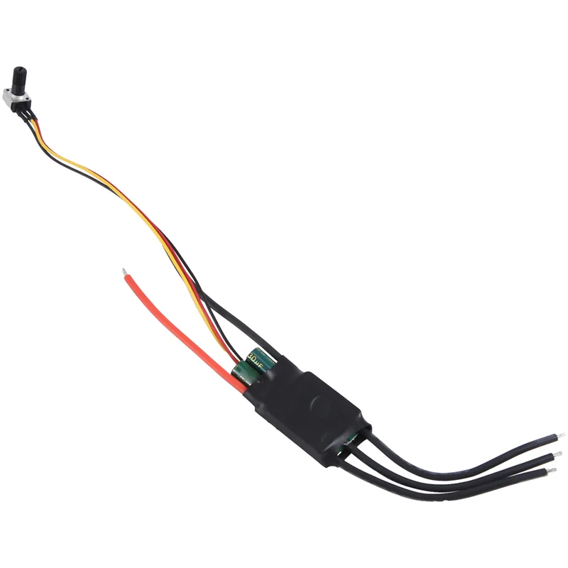 Contrôleur de vitesse de carte d'entraînement de moteur sans balais avec potentiomètre, pilote de moteur CC, Hallless, 3 phases, BLDC, 6-20V, 200W