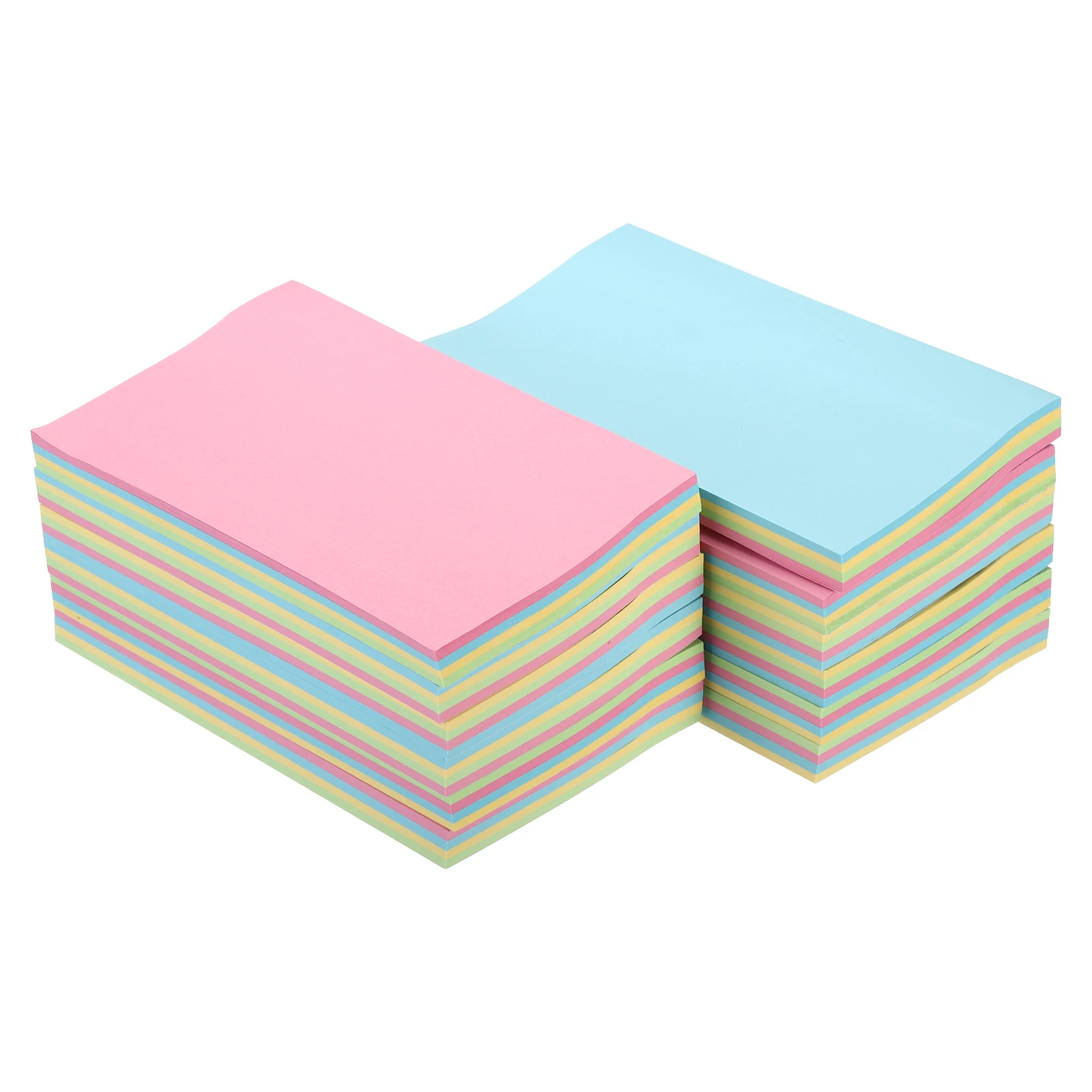 

6/12 блокнотов для заметок, самоклеящиеся блокноты, яркие красочные 100 листов/блокнот, клейкие заметки для домашнего офиса и бизнеса