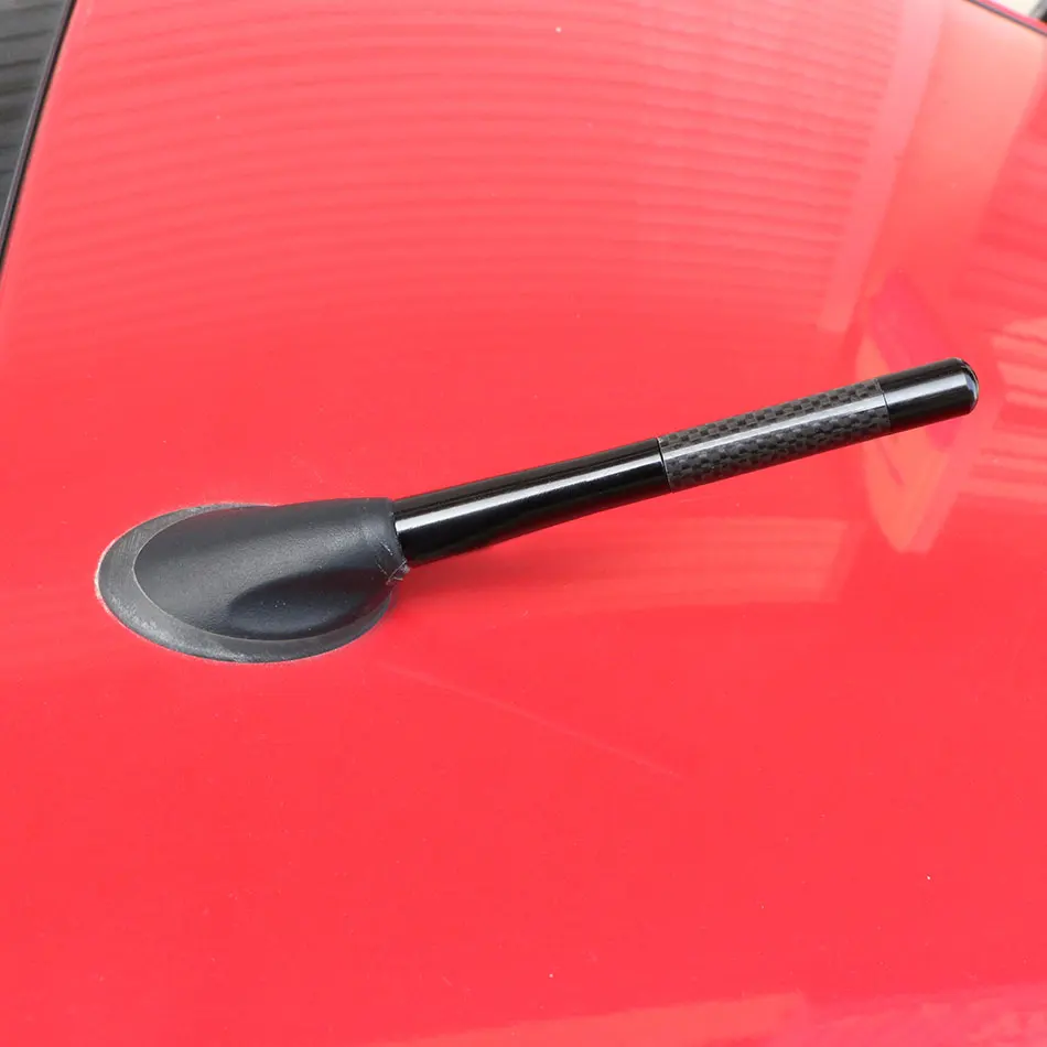 Carbon Fiber Radio Car Antenna Auto Accessories for Ford Fiesta Ford Focus 2 3 Peugeot Citroen Opel Skoda Toyota MAZDA 3 5 6 view 4