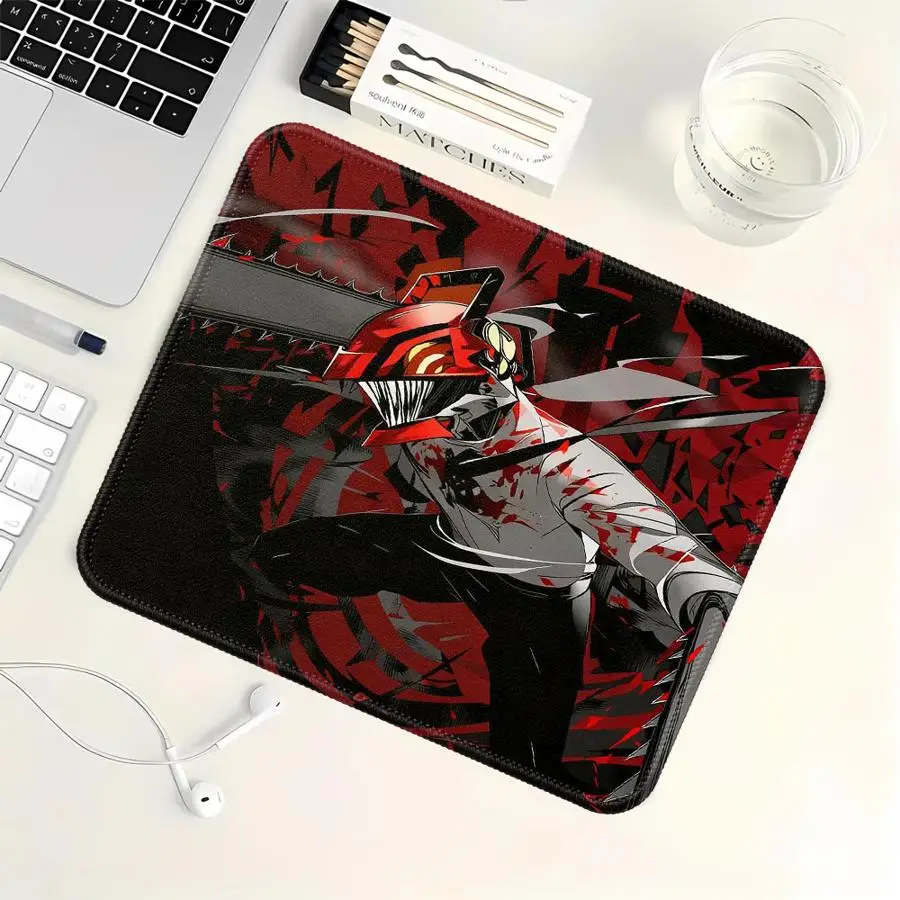 

Mouse Pad Computer Laptop Pad office Pad Keyboard Mouse Pad Game Console Pad Desk accessories Waterproof Chainsaw Anime