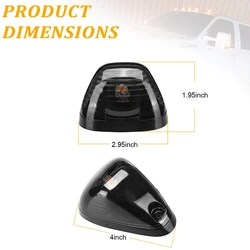 5Pcs Smoke T10-10SMD LED Cab Roof Lights Marker Amber For Ford F-250 F-350 F450 Super Duty Automobile Professional Accessories