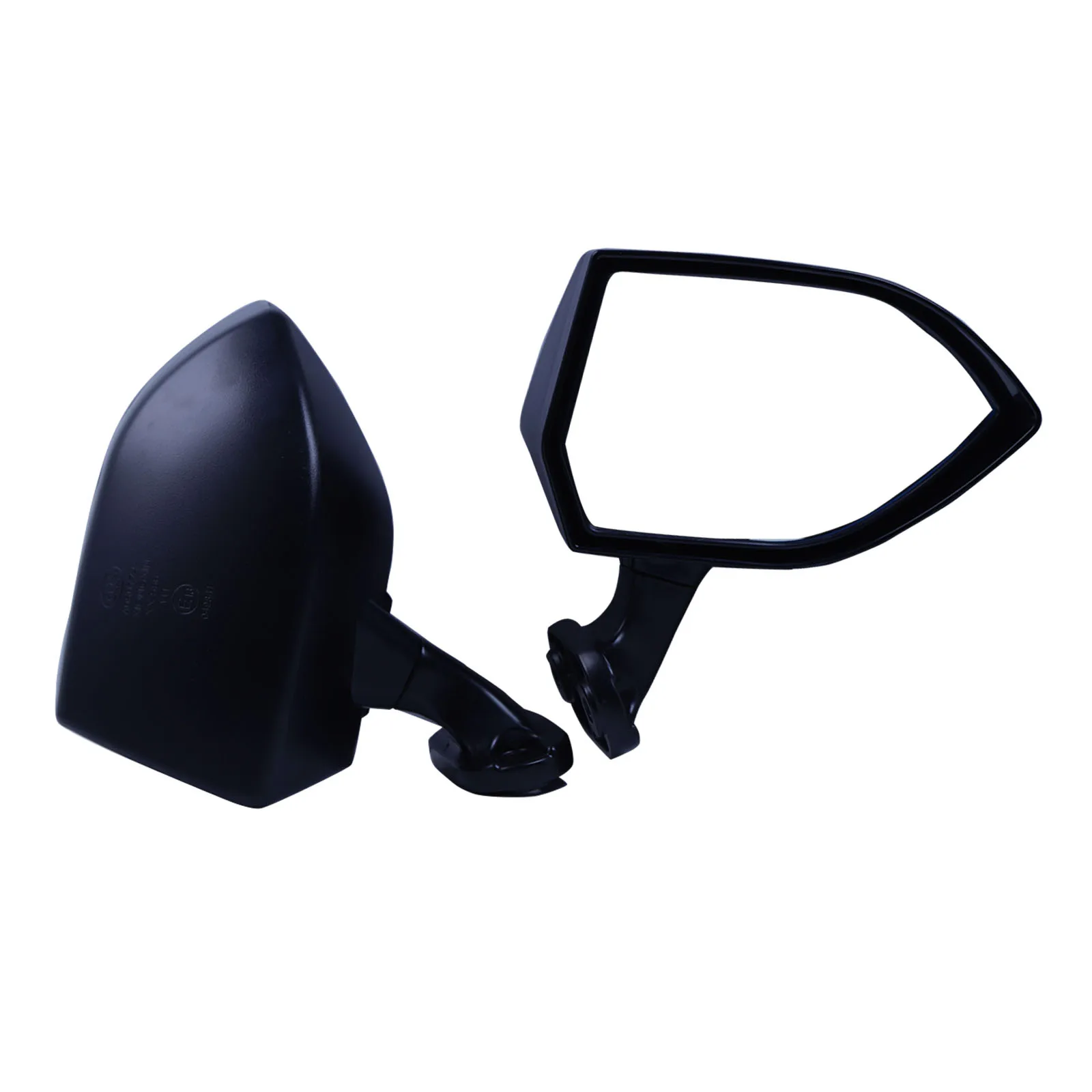 7cm electric tricycle/electric quadricycle rearview mirror with aluminum alloy base, foldable reversing mirror,Matte black
