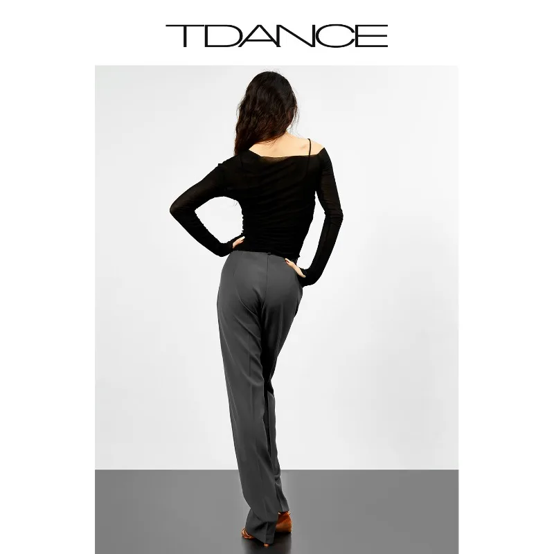 تخصيص TDANCE بطل العالم كارينا آلهة نفس النمط [سراويل صغيرة أرجل] الفصول الدراسية التدريس السراويل اللاتينية اليومية TD25