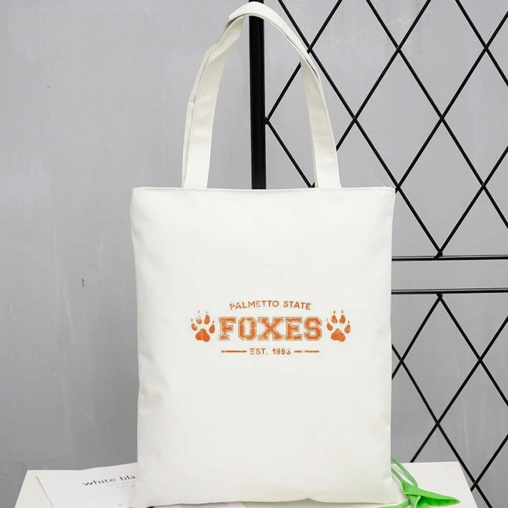 All for the Games Palmetto State Foxes tote bag sac cabas grocery y2k canvas  reusable woman