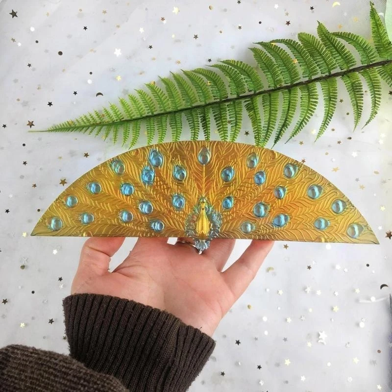 

Форма для эпоксидной смолы «Павлин», антипригарное настенное украшение, силиконовая форма, сделай сам, мыльная штукатурка, для