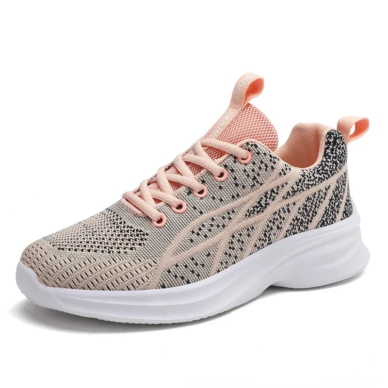 

Women's Mesh Breathable Sneakers Fashion Lightweight Running Shoes Ladies Outdoor Sports Shoes Flats Casua