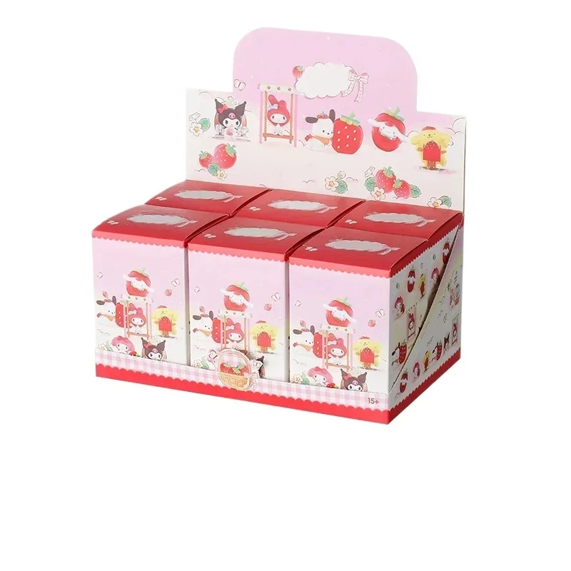 

Genuine Sanrio Strawberry Manor Series Kawaii Anime Blind Box Trendy Gift Collection Ornaments Figure Children's Toys