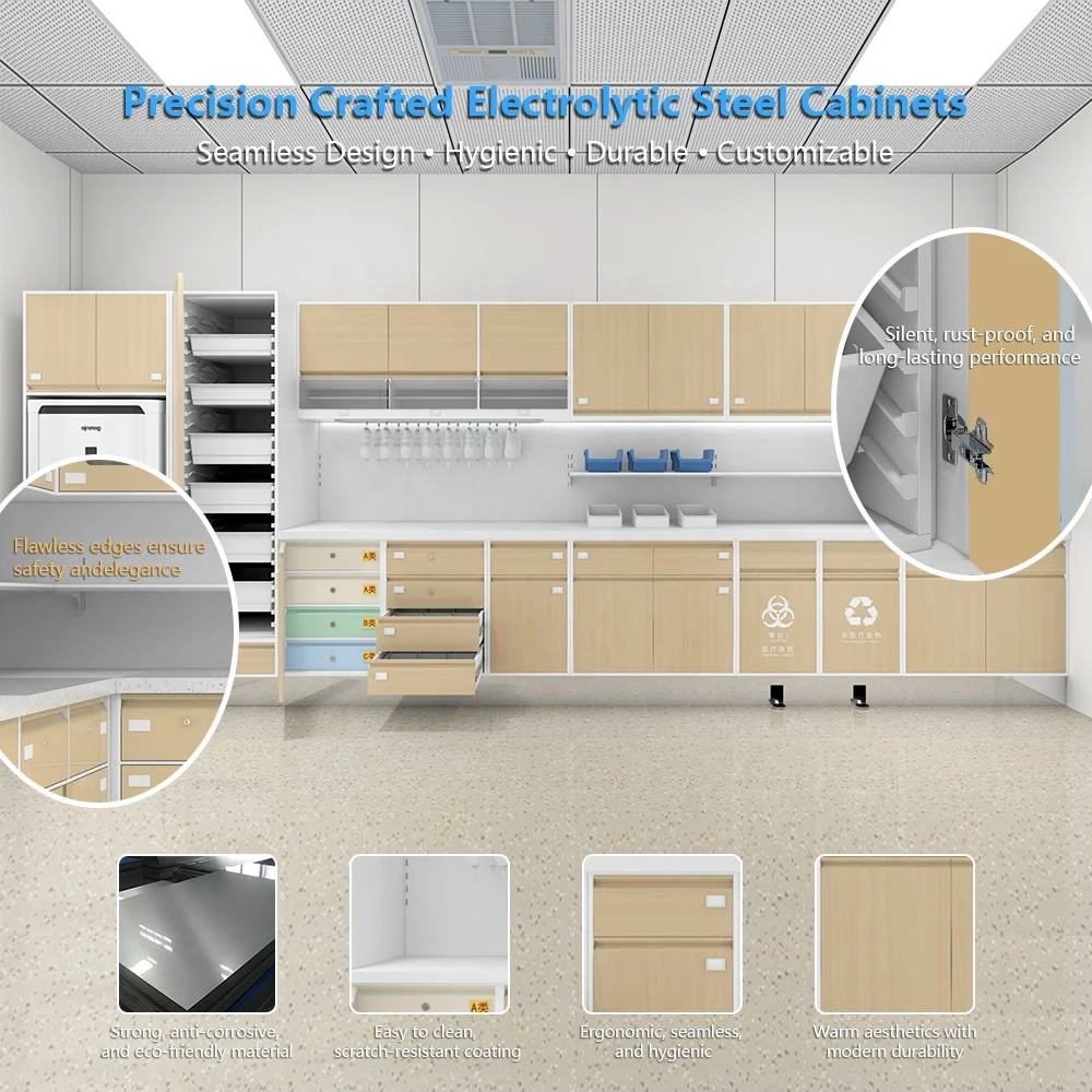 Customized Modern Stainless Steel Storage Cabinet for Hospitals Dental Clinics-Eco-Friendly Durable Global Industrial Solution