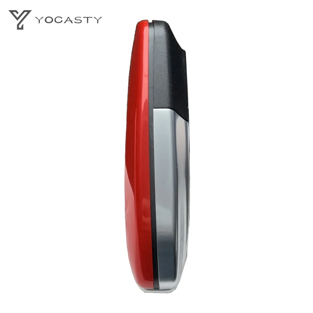 YOCASTY CS094004 Remote Fob Car Key Shell Case Cover 4 button For 2014-2020 Ferrari 458 588 488GTB LaFerrari NO Logo