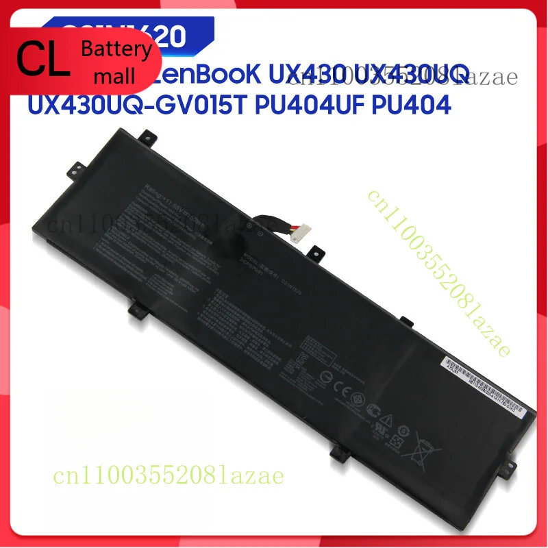 

Genuine C31N1620 Battery for ASUS Zenbook UX430U 3ICP5/70/81 Laptop 50Wh Type A