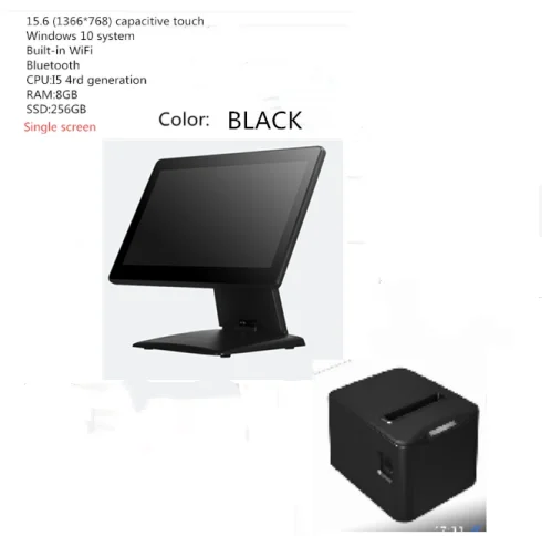 Point of sale system 15.6 inch Windows,  i5 Win10, touch screen, 30 units of cash registers 40 units of printers