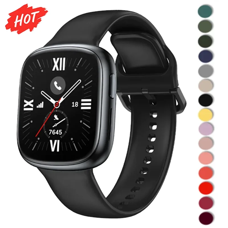 Sportliches offizielles Silikonarmband für Honor Watch 4, Smartwatch, Ersatz, bequemes Armband für Huawei Honor Watch 4, Zubehör