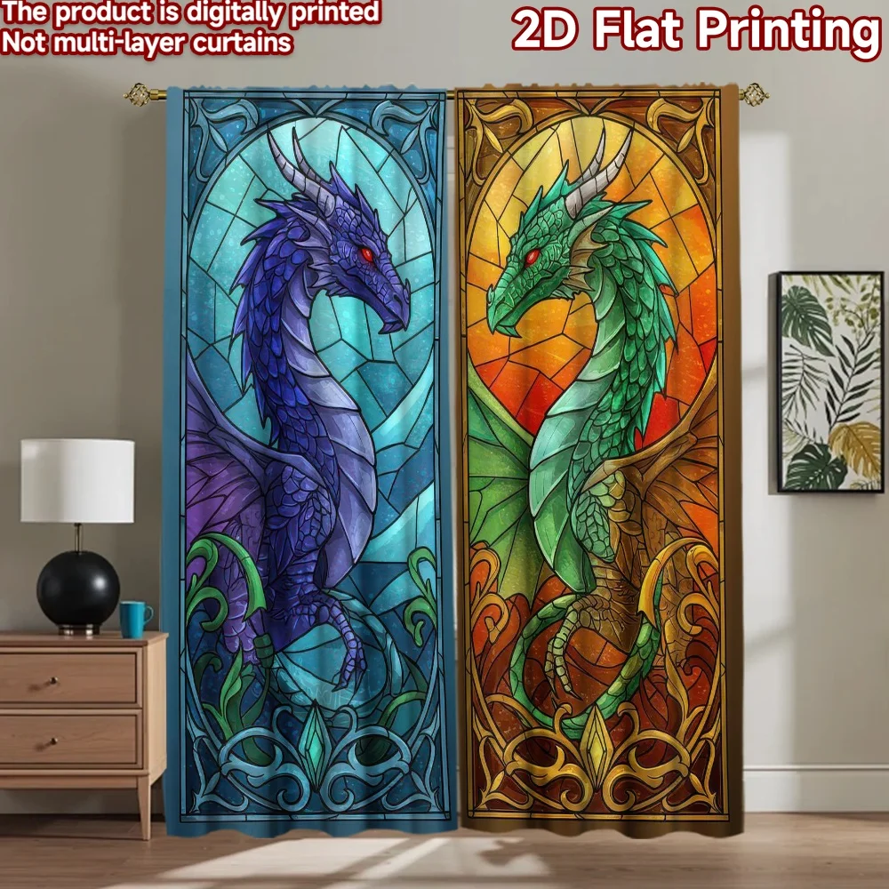 

1pc 2D flat Photography Backdrop Party Backdrop Colorful Dragon 100% Polyester Festive Wall Decor Perfect for Holiday home decor