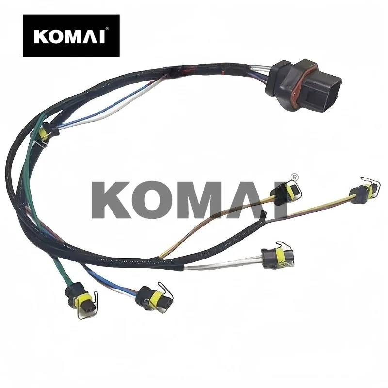KOMAI 2pcs 546-2154 5462154 Injector Wire Harness for CAT 336D 336D2 D6R D6T 330C 330D 637G 140M 160M Excavator Mot