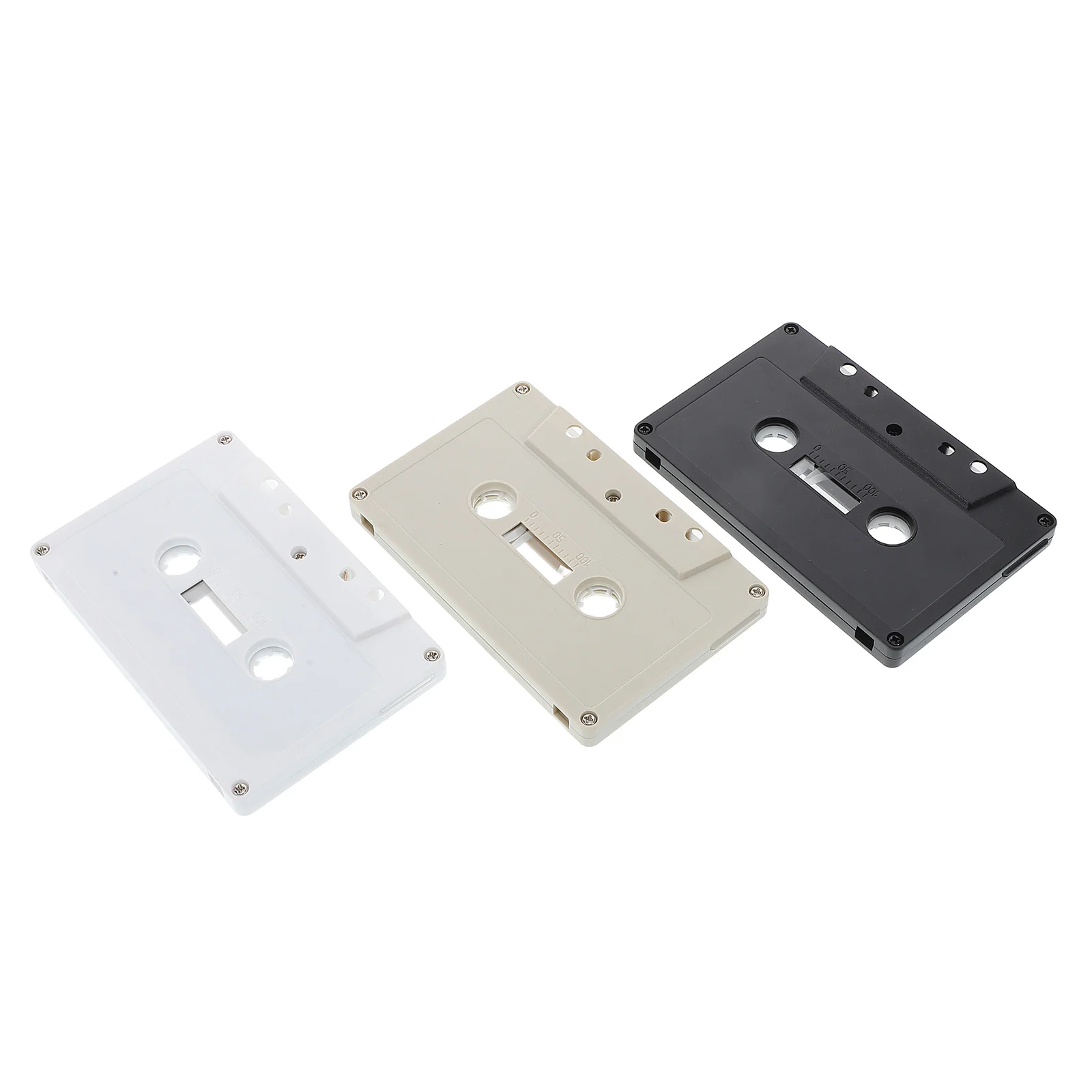 

3pcs Cassette Tape Wall Art Decor Blank Colorful Retro Diy Room Decoration For Notebooks Phones Party Home Office Small