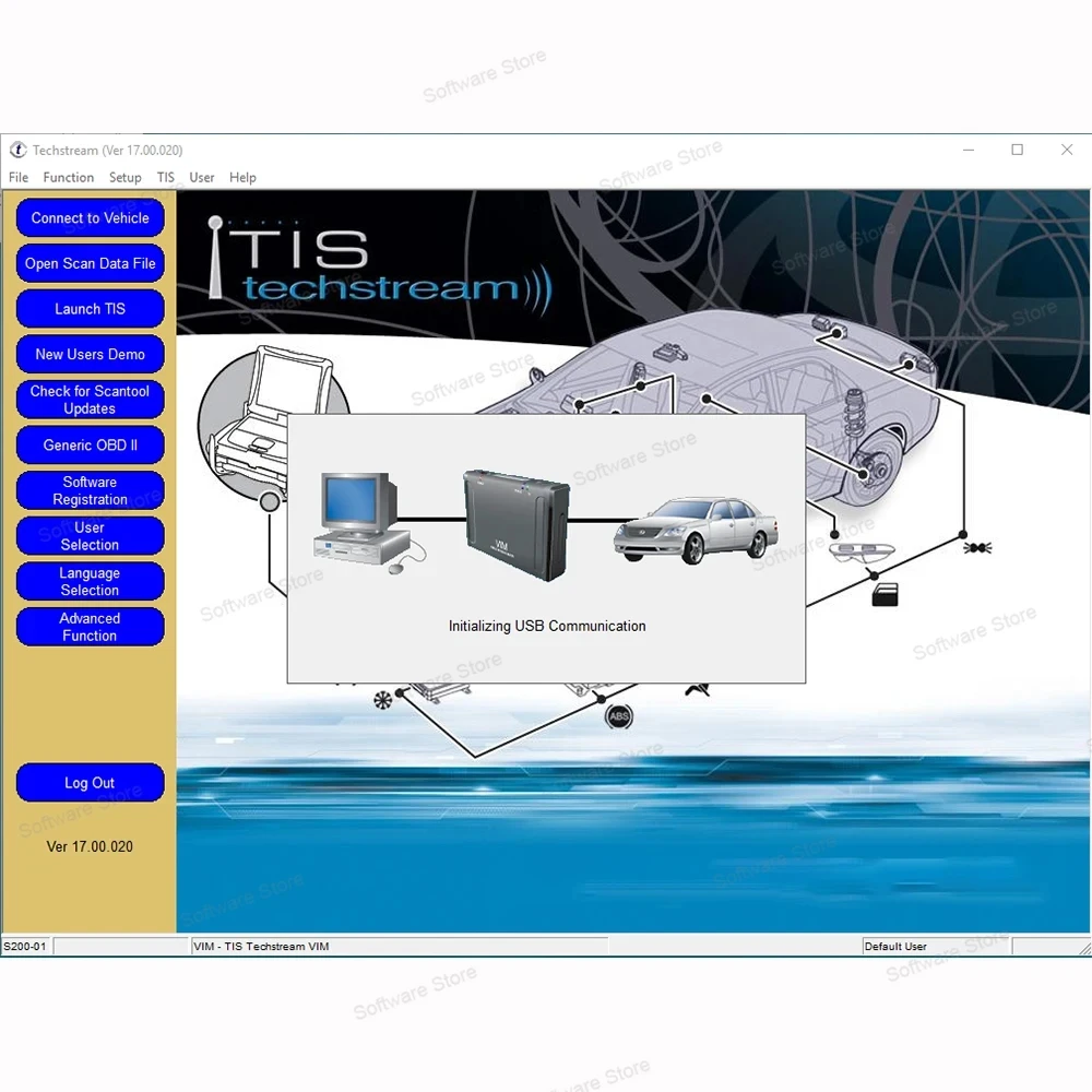 Latest Techstream 16.30.013 Applies to V16.30.013 OBD2 Scanner Software ECM ECU Mini VCI Reprogrammed Diagnose Programming Tools