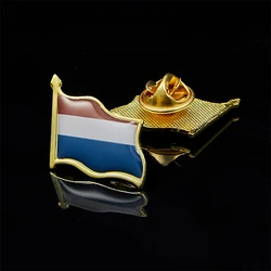 Netherland Country Metal Flag Lapel Pin Hat Tie Tack Clothes/Bad Decoration Badge Brooch Souvenir Gifts