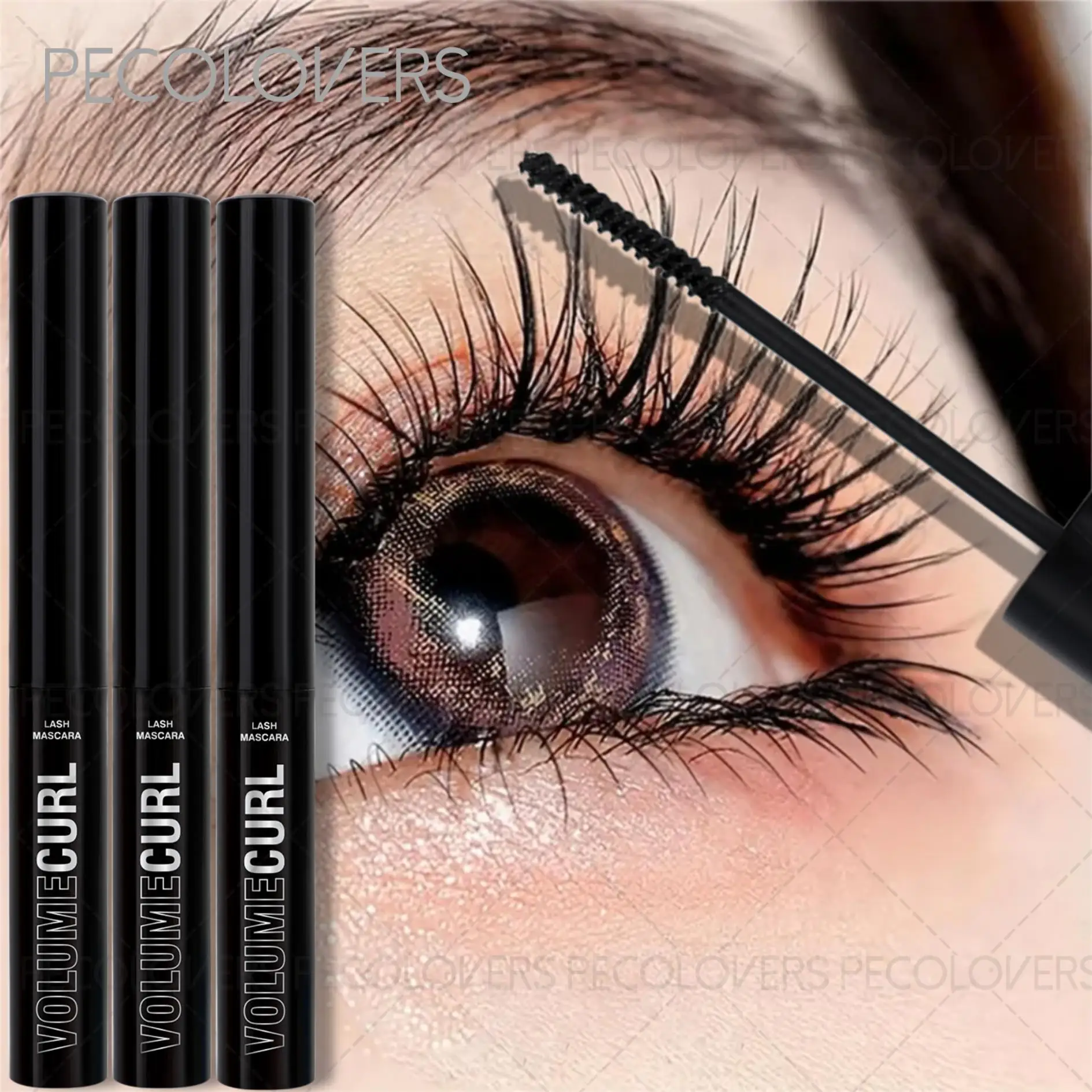 มาสคาร่าเพิ่มความหนา 3 ชิ้น คุณภาพสูง, เซรั่มบำรุงขนตา, มาสคาร่าเจล, ใช้ได้ทุกวันและในโอกาสพิเศษ