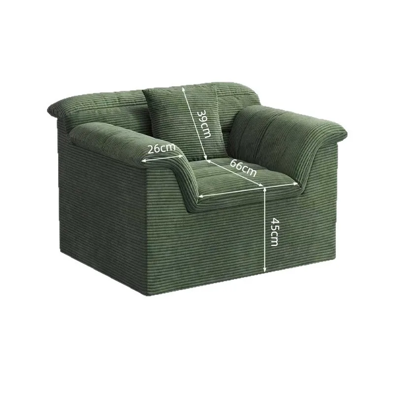 Balcony tatami single seat simple corduroy