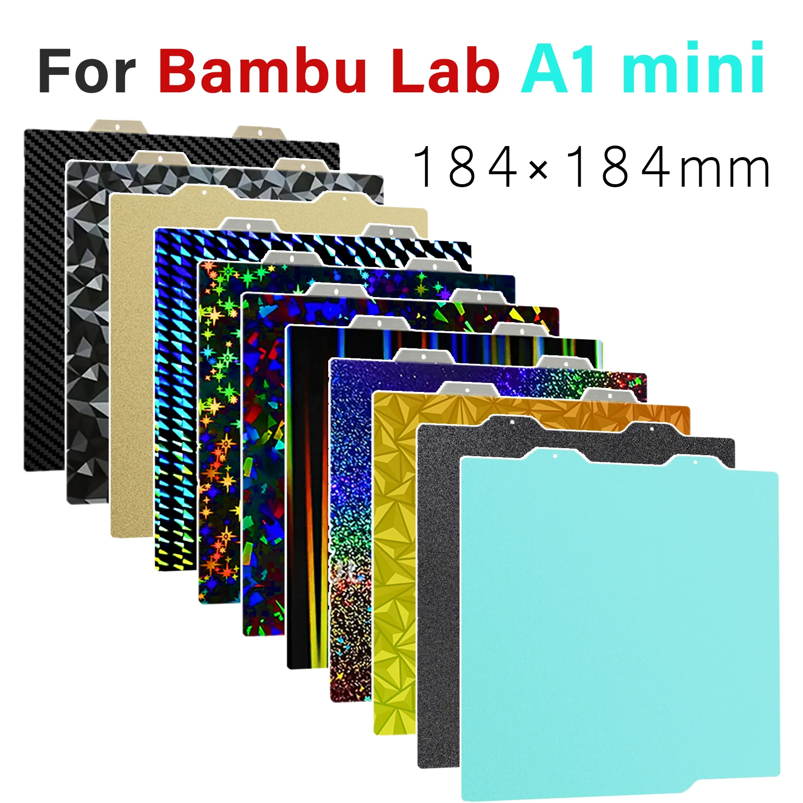 �y�Z�[�����zBambu Lab A1 Mini�p�r���h�v���[�g����H1H PEY PEO PET PEI�x�b�h�X�v�����O�X�`�[���V�[�gPei�V�[�g184x184 Bambulab A1 Mini�Ή�