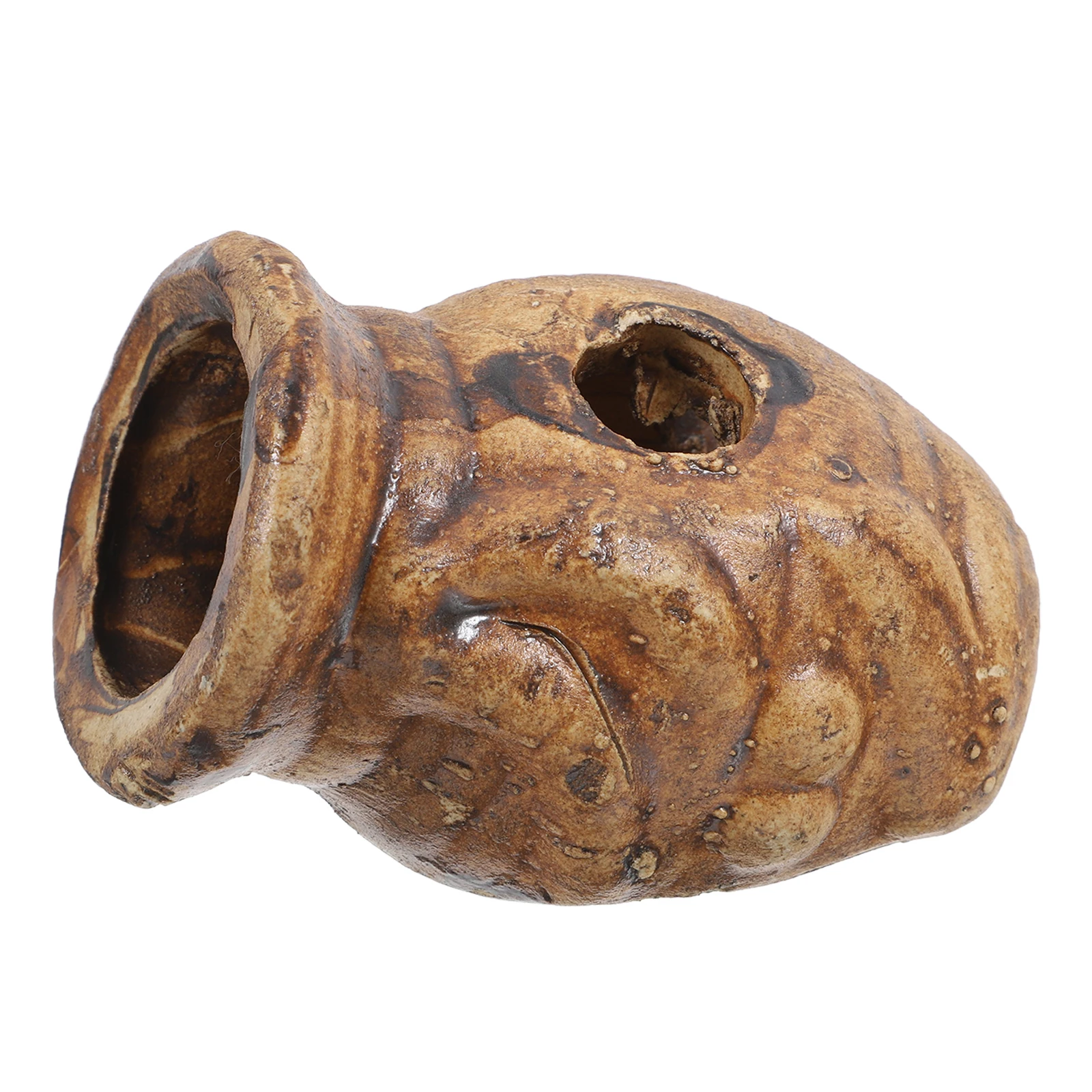 

Aquarium Fish Tank Decoration Shrimp Breeding Cave Ceramic Hideout Equipment Fish Hiding Place Tank Cavesturtle Basking Platform