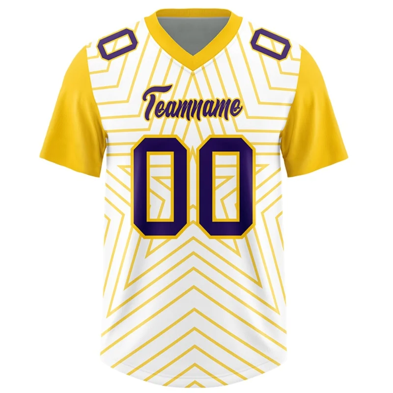 Custom Football Shirts With Personalized Team Name And Number Printed Game Practice Uniforms For Adults Youth