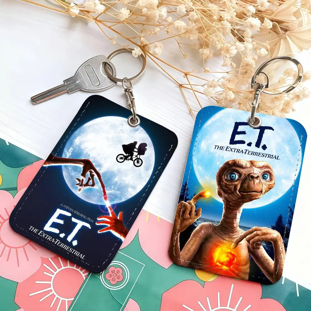 Tarjetero de la Película ET, el Extraterrestre, Apto para Autobús, Metro, Banco, Gimnasio y Llavero, Prevención de Pérdidas