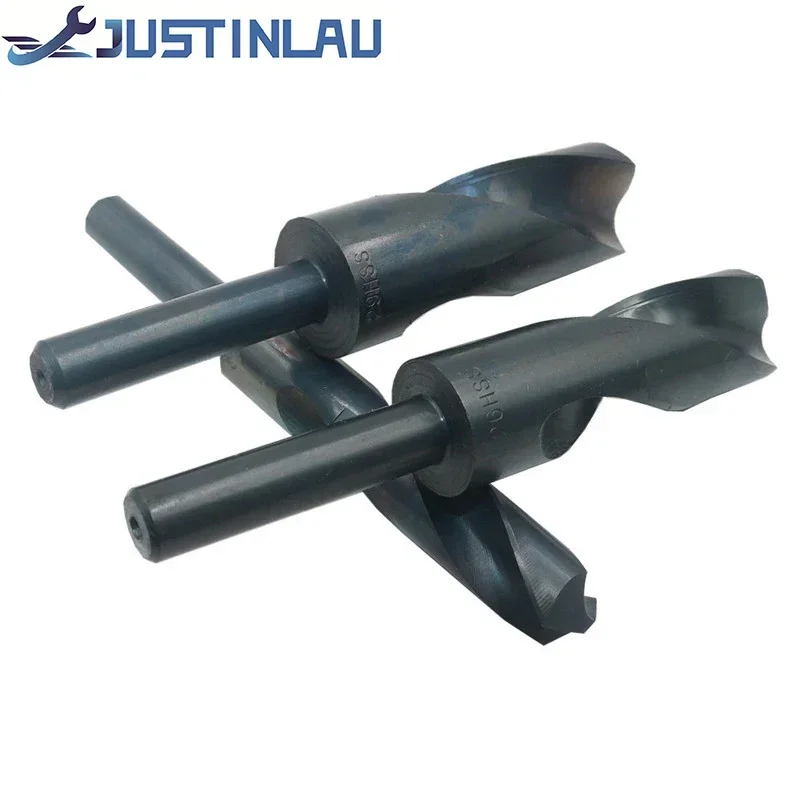 JUSTINLAU HSS 4241 Thép Cao Cấp Xoắn Mũi Đen 1/2 Thẳng Shank 21/21.5/22/23/24/25Mm