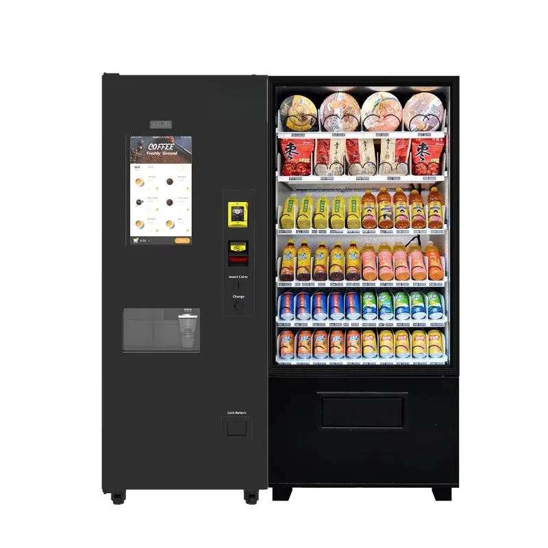 OEM/ODM Combination Snack Fresh Ground Coffee Vending Machine for Sale