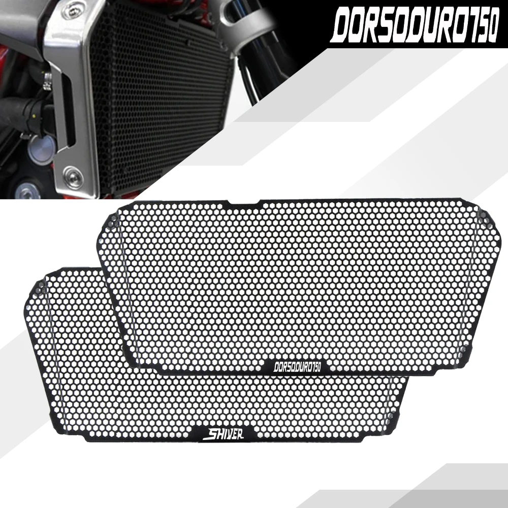 For Aprilia Shiver SL750 Dorsoduro750 Motorcycle Radiator Grille Protective Guard Cover 2008-2021 2020 2019 2018 2017 2016 2015