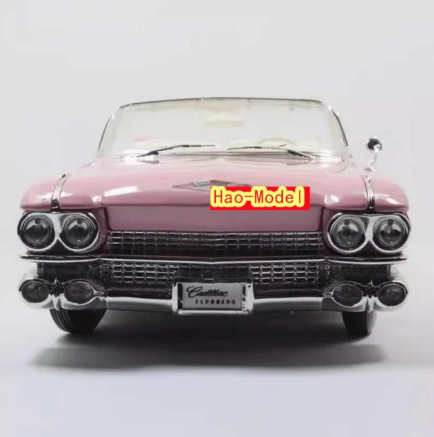 Maisto1:18 For Cadillac 1959 Alloy Diecast Metal Car Model Kids Toys Boys Birthday Gifts Hobby Display Collection Ornaments Pink