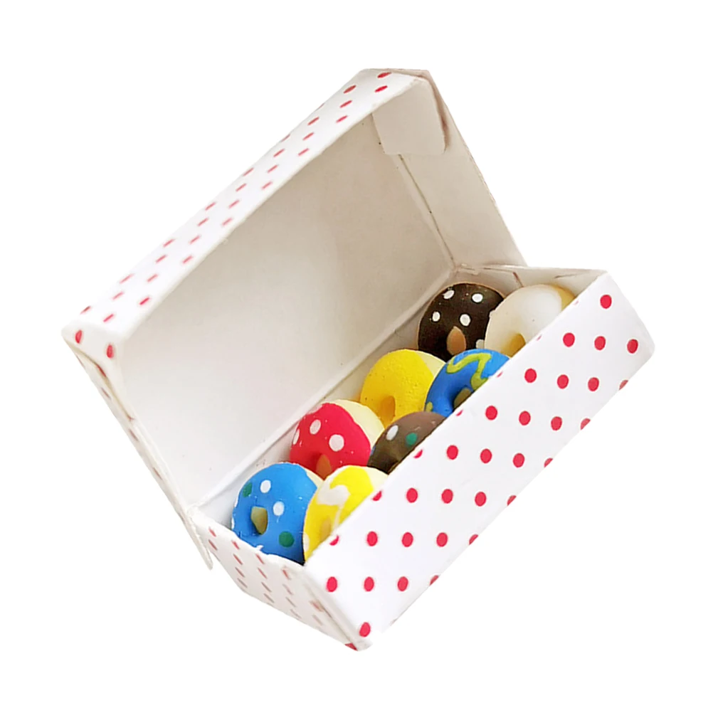 

Mini House Simulation Donuts Accessories Novelty Toys Decorations Realistic Artificial Charms Phone Case