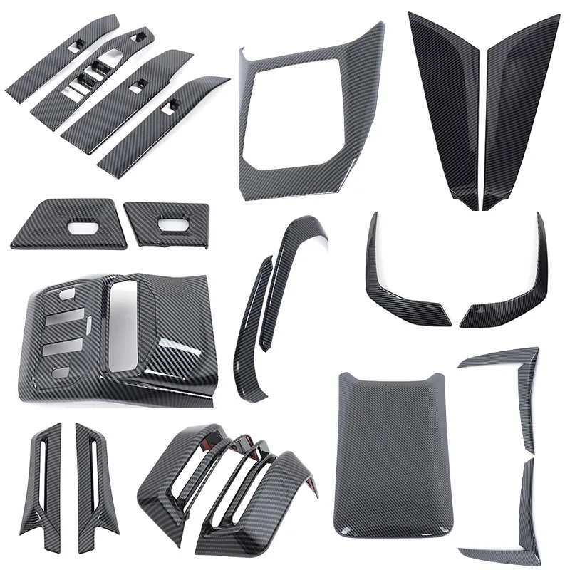 For BMW X3 G45 2025+ ABS Carbon Fiber Car Interior Trim Air Outlet Frame Glass Lifting Frame Gear Shift Panel Sticker Accessorie