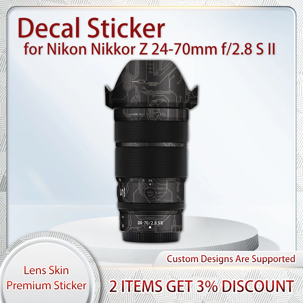 

Защитная пленка-наклейка (скин) для объектива Nikon Nikkor Z 24-70mm f/2.8 S II