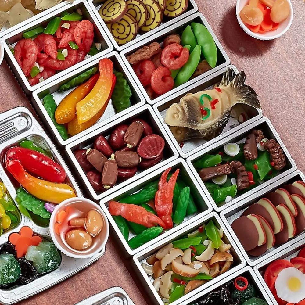 3D Giochi di imitazione Giocattoli da cucina Gioco di ruolo fai-da-te Mini modello fast food Riutilizzabile Simulazione realistica Giocattoli alimentari Cucina di casa