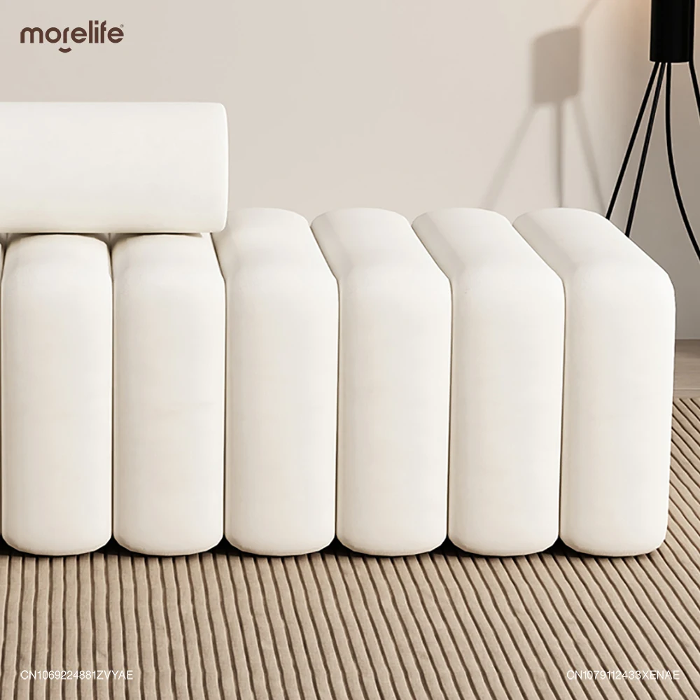 Luxury Living Room Sofa Modern Classic Shoe Changing Bench Comfortable Soft Bag Footstool Bedroom Bed End Stool Home Furniture