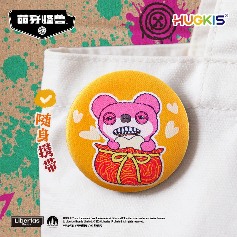 

Fuggler Badge Teeth Monster Doll Clothing Backpack Decoration Accessories Cartoon Ugly Kawaii Brooches Lapel Pins Children Toys