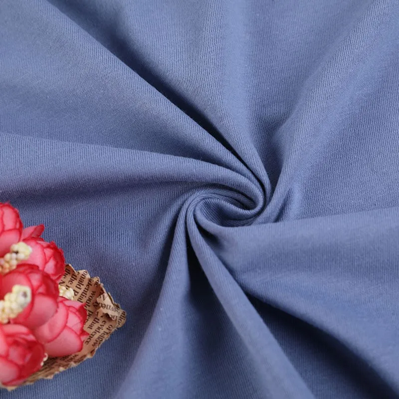 

New yarn-dyed solid-color cotton plain weave fabric for a and light dress