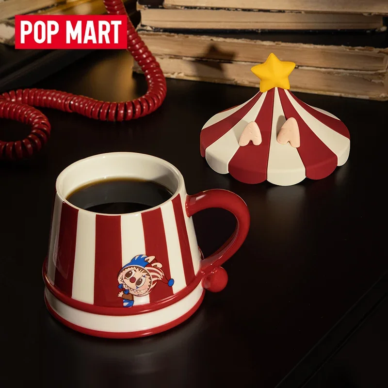 

POPMART WHY SO SERIOUS Series LABUBU Керамическая кружка Слепая коробка Угадай Сумка Оригинальные игрушки Кукла Милая аниме-фигурка Подарок на Хэллоуин