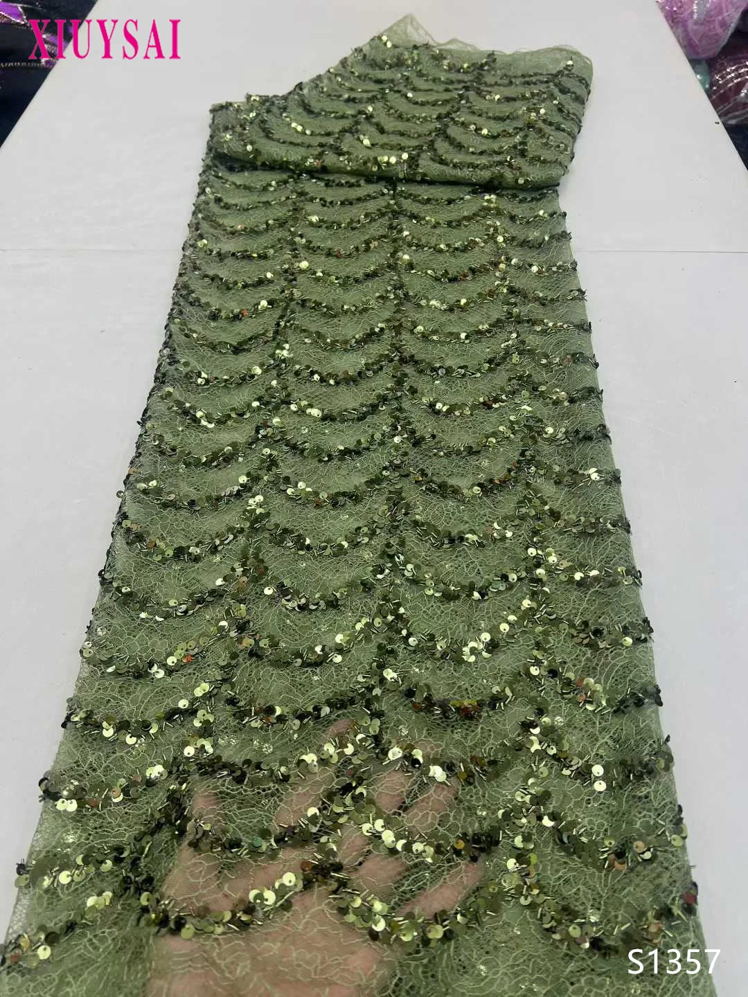 

Роскошные африканские кружевные ткани с блестками, высокое качество, 5 ярдов, вышивка, французский нигерийский тюль, кружевная ткань для шитья свадебной вечеринки