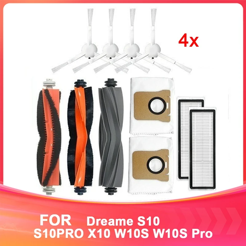 For Dreame S10 S10PRO X10 W10S W10S Pro Replacement Consumables Sweeper Consumables